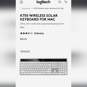 Logitech Wireless Keyboard for Mac